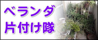 【便利屋】暮らしなんでもお助け隊 福岡平尾店にて何でも屋・便利屋サービス「ベランダ片付け隊」は、遠く離れた福岡のご実家のベランダを片付けるサービスを行っています。高齢者は、植木鉢やプランターに植物を植えベランダに置くケースが大変多く、多量の植木鉢やプランター、そして土が排出されます。